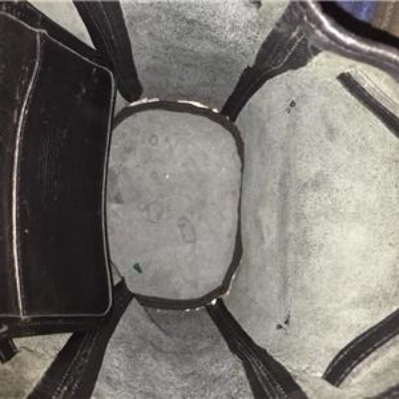 Coach Vintage Daypack Drawstring Black Glove Leather Backpack Bucket Hand Bag - Picture 6 of 7